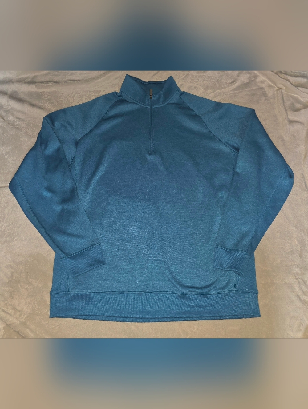 Under Armour Men's 1/4 Zip Pullover XXL Teal Blue